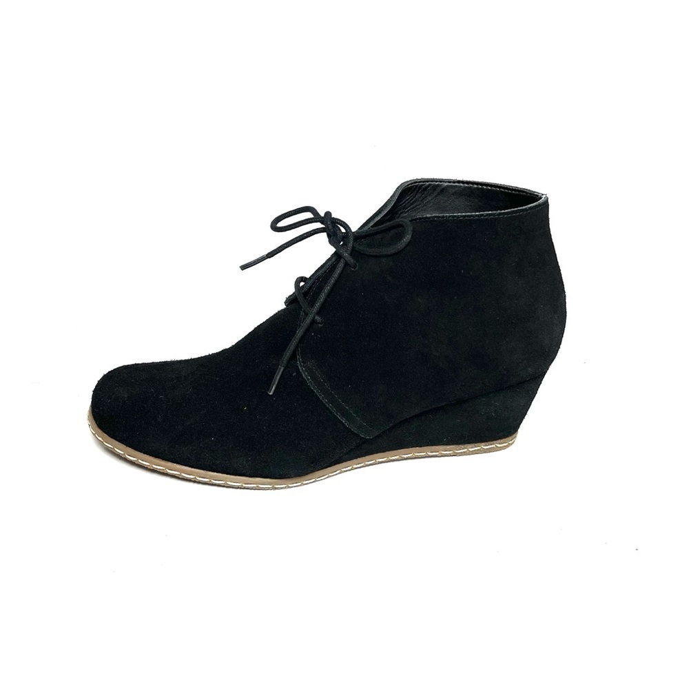 Franco Sartoโ Acquire Womenโs Lace Up Ankle Boots Black Suede Size 7.5